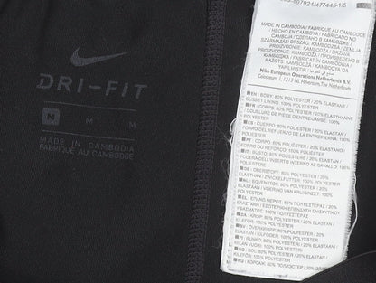 Nike Women's Black Dri-FIT Leggings Size M Athletic Performance