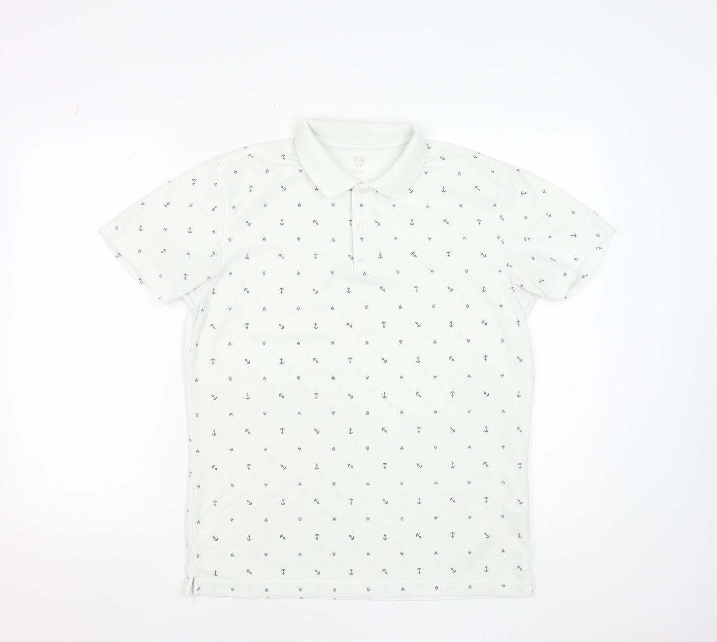 Mens UK Size L Uniqlo Polyester Polo Shirt