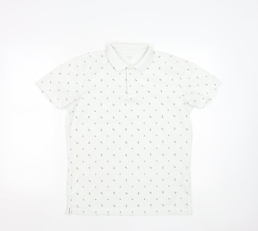 Mens UK Size L Uniqlo Polyester Polo Shirt