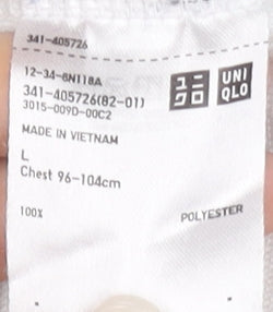 Mens UK Size L Uniqlo Polyester Polo Shirt