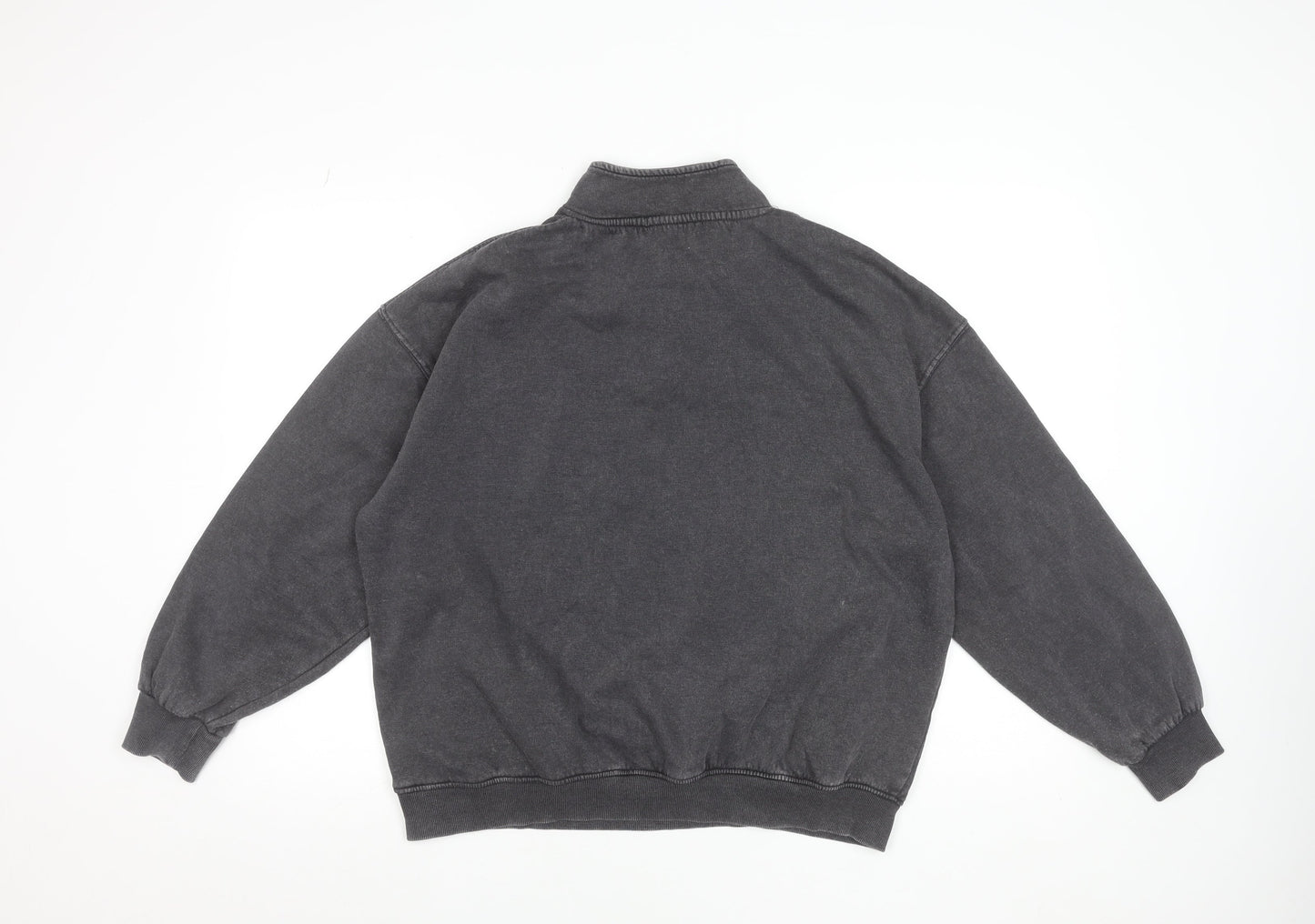 Dunnes Women’s Charcoal 1/4 Zip Brooklyn NYC Sweatshirt Size M