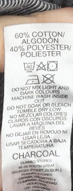 Dunnes Women’s Charcoal 1/4 Zip Brooklyn NYC Sweatshirt Size M