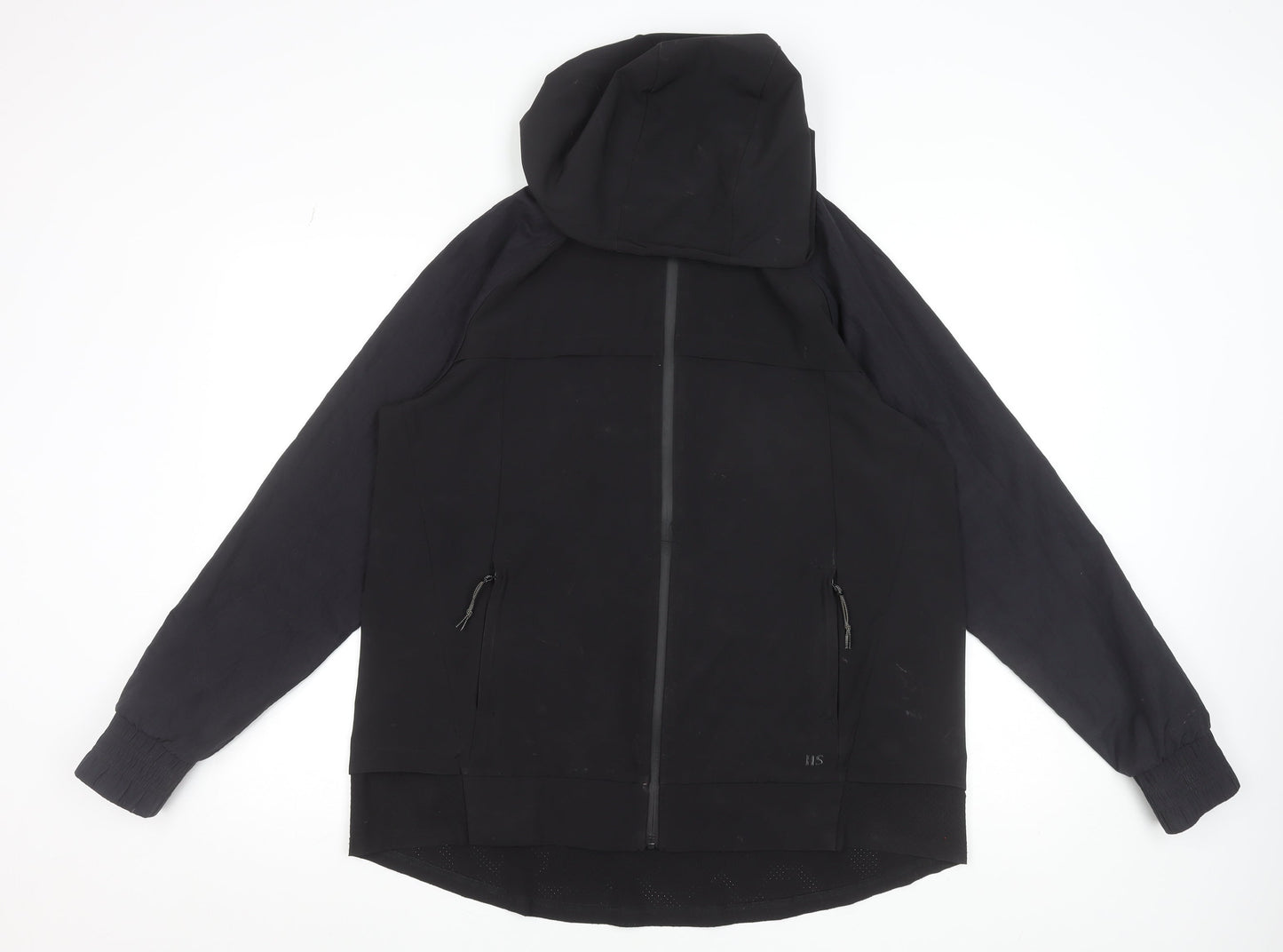 Mens UK Size M Dunnes Stores Black Rain Coat