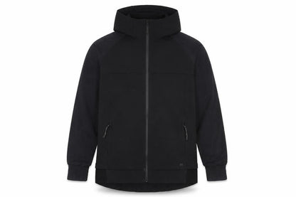Dunnes Men's Black Hooded Softshell Jacket Size M 40in