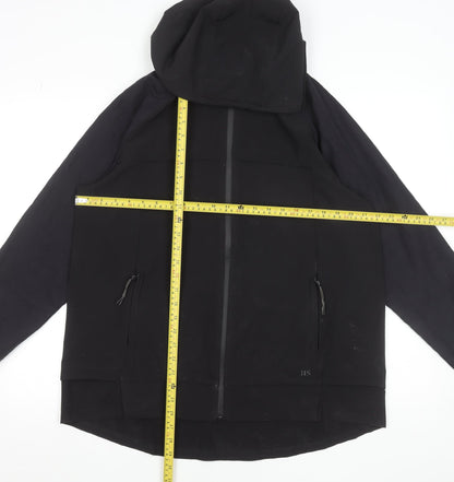 Mens UK Size M Dunnes Stores Black Rain Coat