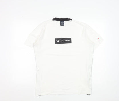 Mens UK Size S Champion White  T-Shirt