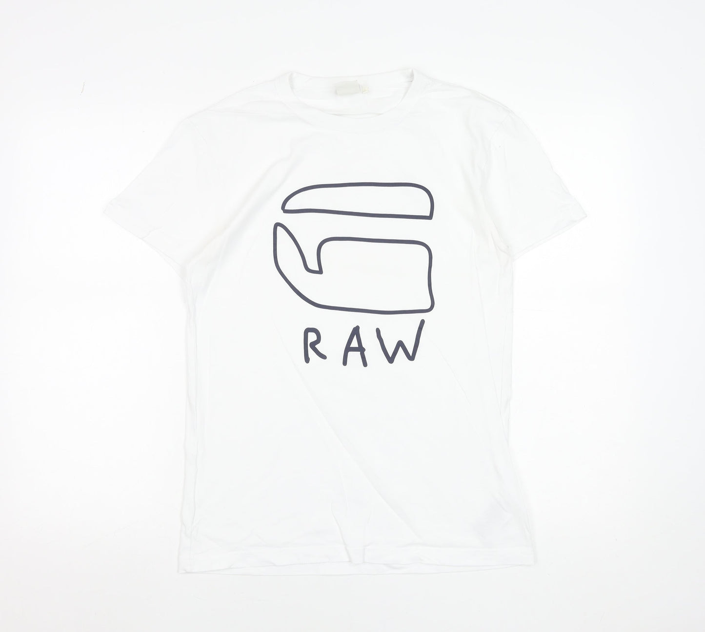 Mens UK Size S G-Star RAW White  T-Shirt