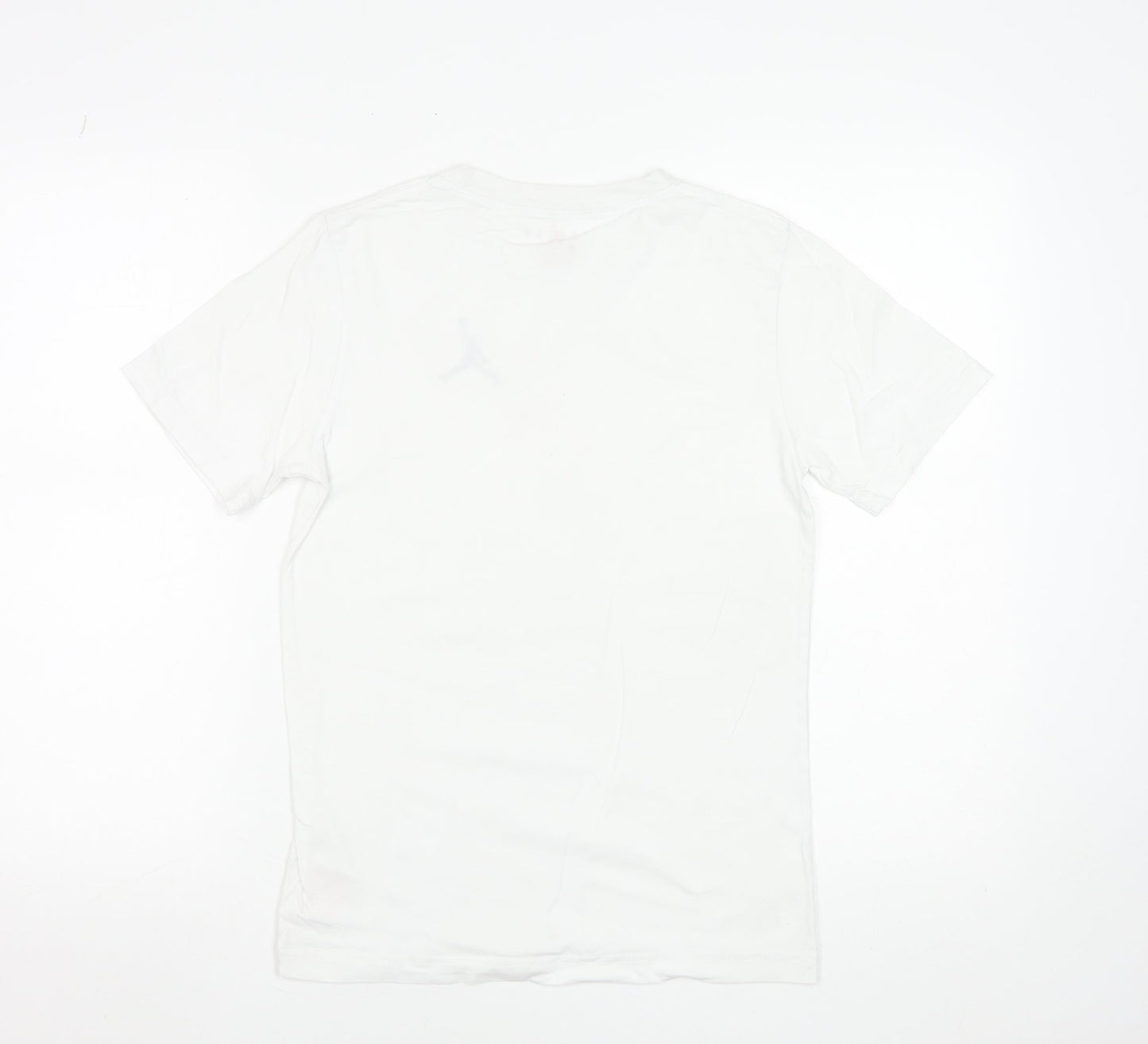 Jordan Teens White Cotton Crew Neck Short Sleeve Sports T-Shirt 12 Plus