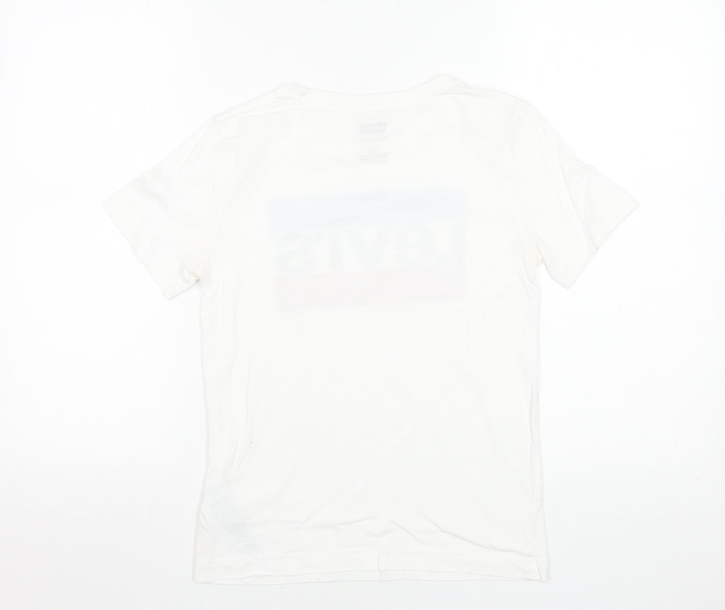 Boys UK Size 14 Years Levi's White Basic T-Shirt