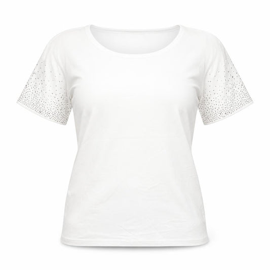 Womens UK Size S Frank Usher White Basic T-Shirt
