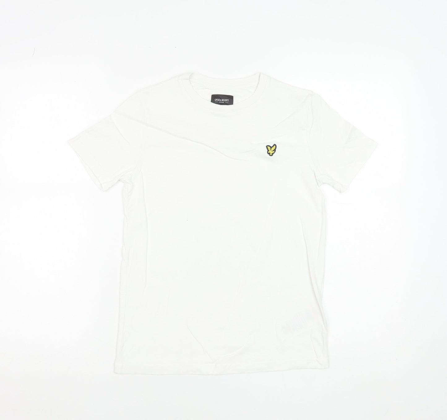 Boys UK Size 10-11 Years Lyle & Scott White Basic T-Shirt