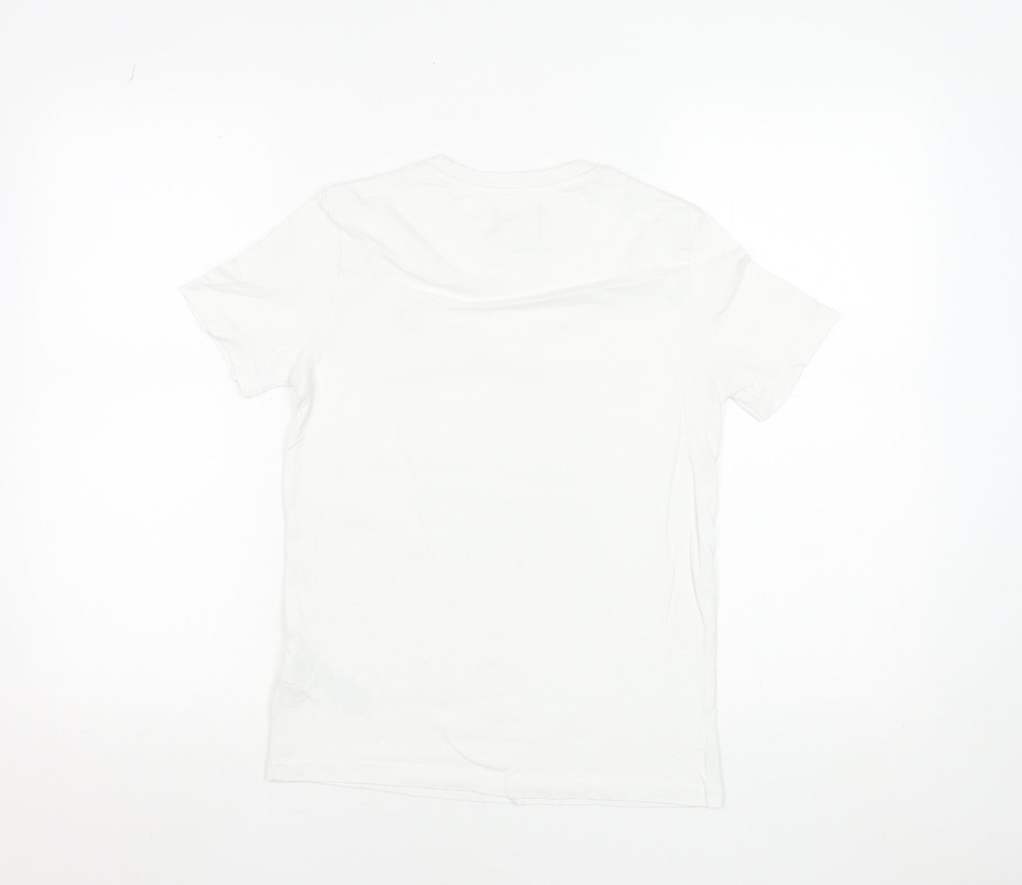 Boys UK Size 10-11 Years Lyle & Scott White Basic T-Shirt