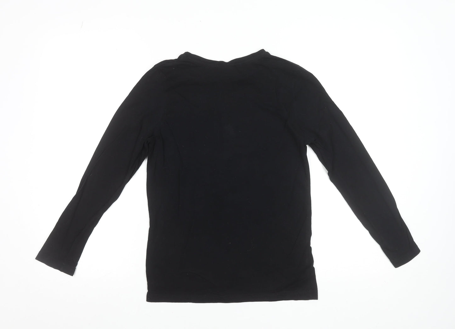 George Boys Black PlayStation Long Sleeve Cotton T-Shirt 11-12 Years