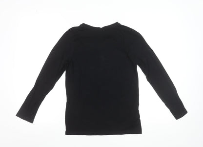 George Boys Black PlayStation Long Sleeve Cotton T-Shirt 11-12 Years