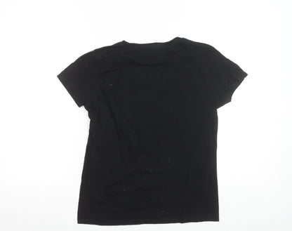 B&C Collection Women's Black Stranger Things T-Shirt Size S Short Sleeve