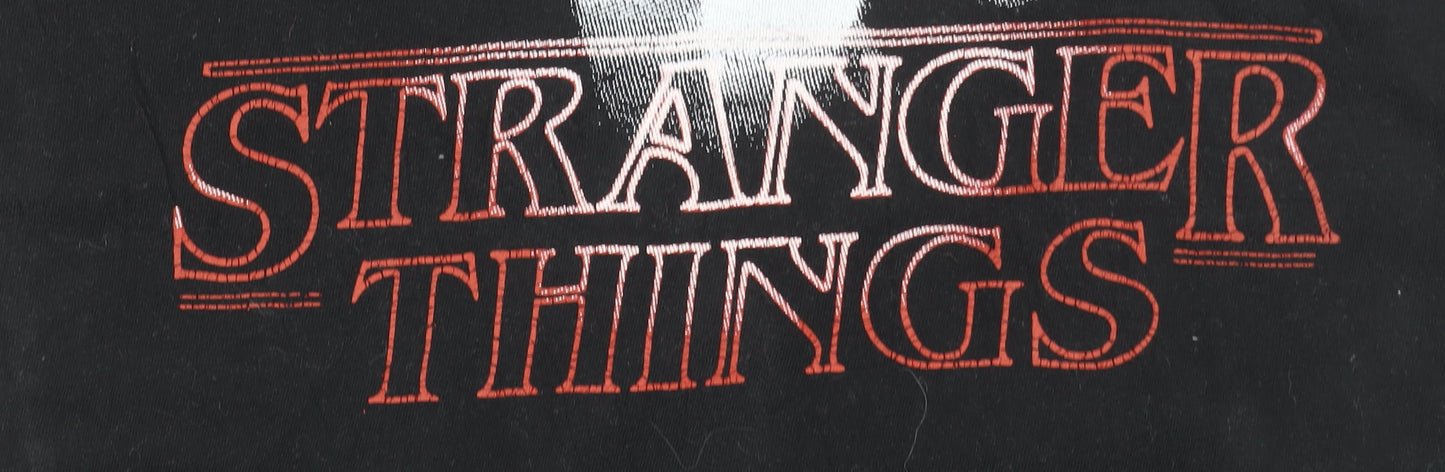 B&C Collection Women's Black Stranger Things T-Shirt Size S Short Sleeve