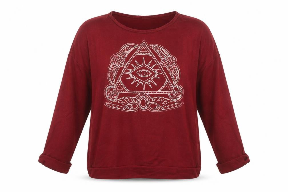 Womens UK Size 10 ASOS Red Basic T-Shirt