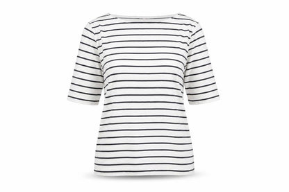 Womens UK Size S Hobbs White Basic T-Shirt