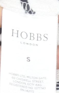 Womens UK Size S Hobbs White Basic T-Shirt