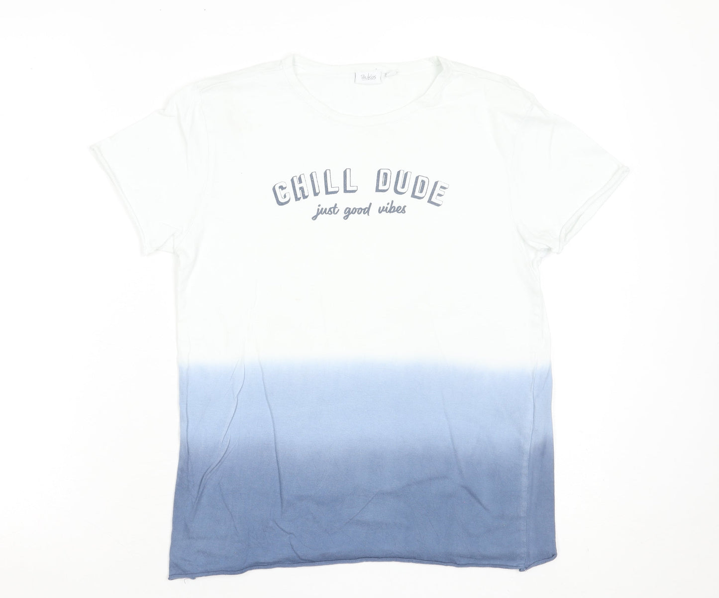 Boys UK Size 11-12 Years BluKids Blue Basic T-Shirt