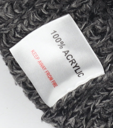 P.G. Field Men's Grey Chunky Knit Acrylic Pullover Jumper M