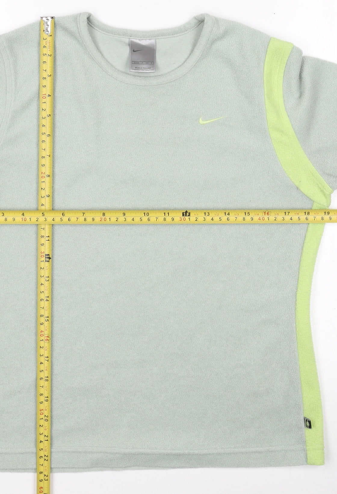 Nike Women Green Fleece Pullover Sweatshirt Size S