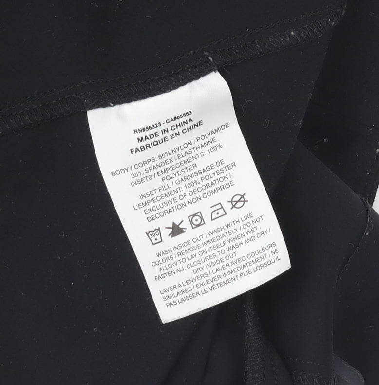 Womens UK Size S Nike Slim Fit Jogger Black Trousers