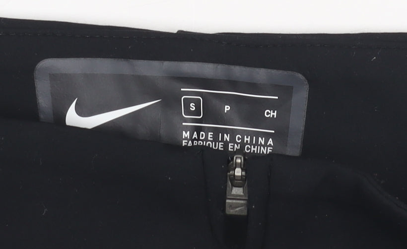 Womens UK Size S Nike Slim Fit Jogger Black Trousers