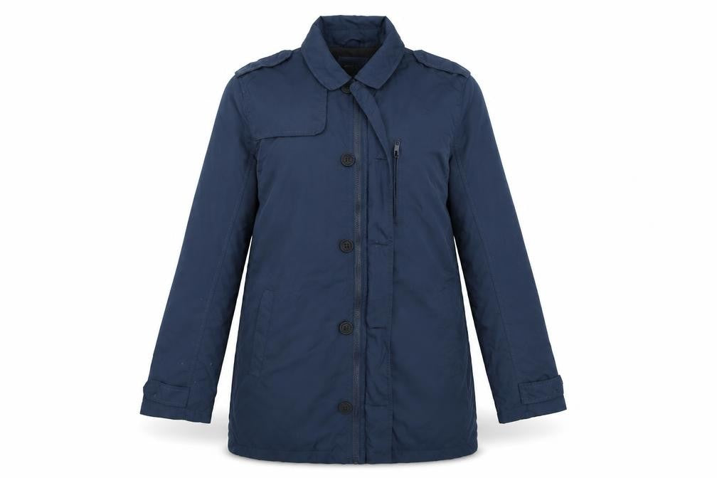Womens UK Size L Brave Soul Blue Overcoat
