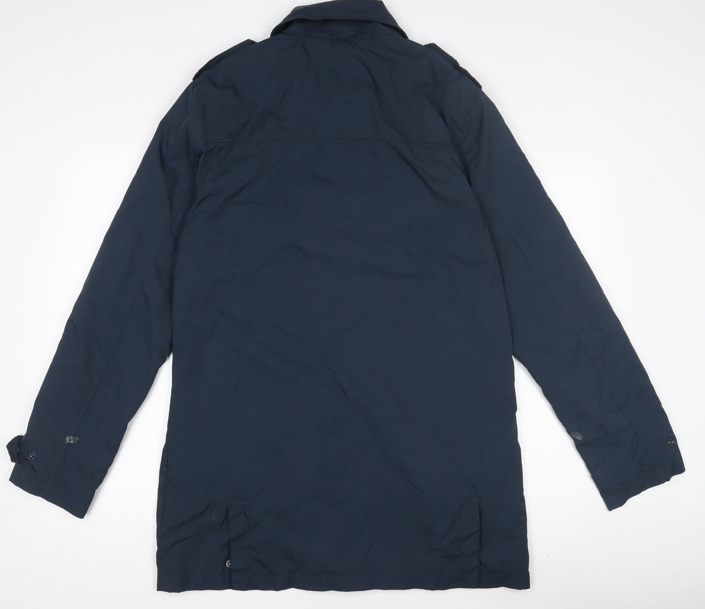 Womens UK Size L Brave Soul Blue Overcoat