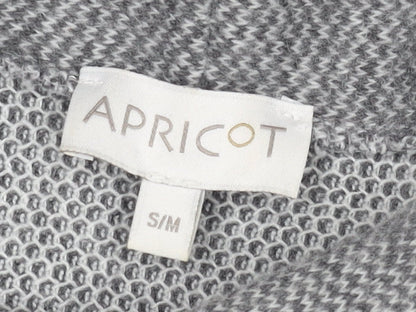 Womens UK Size S Apricot Grey Tunic Blouse