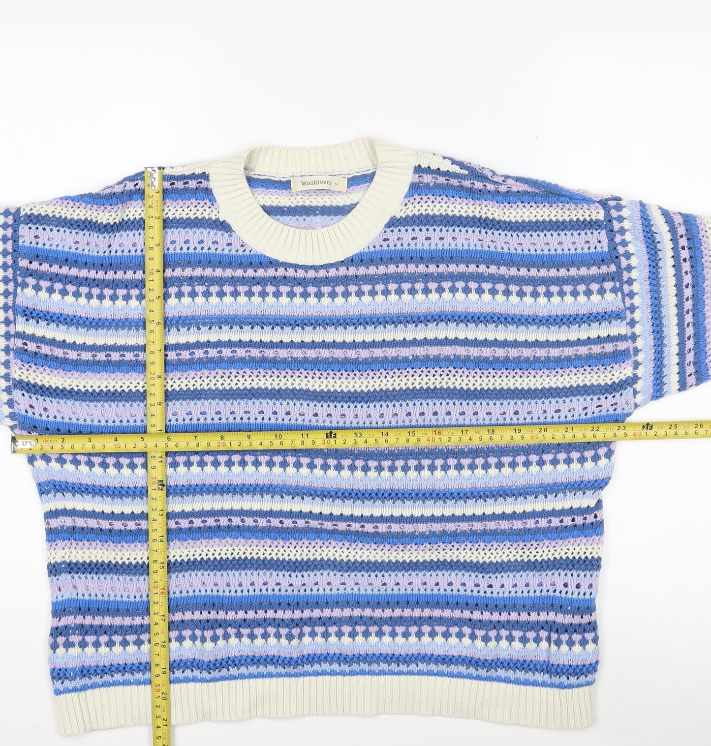 Womens UK Size M Woolovers Multicoloured Pullover Jumper