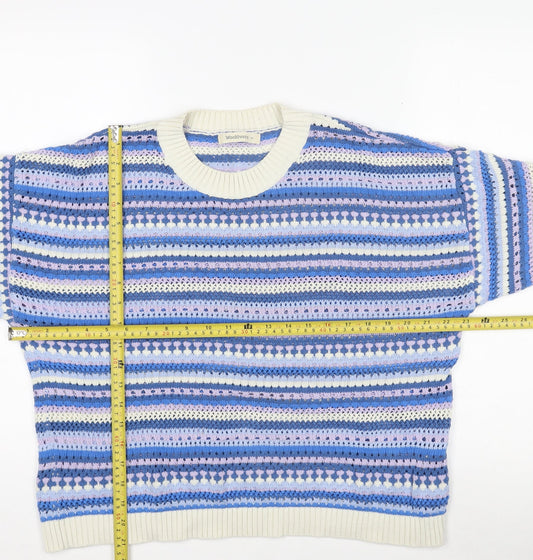 Womens UK Size M Woolovers Multicoloured Pullover Jumper
