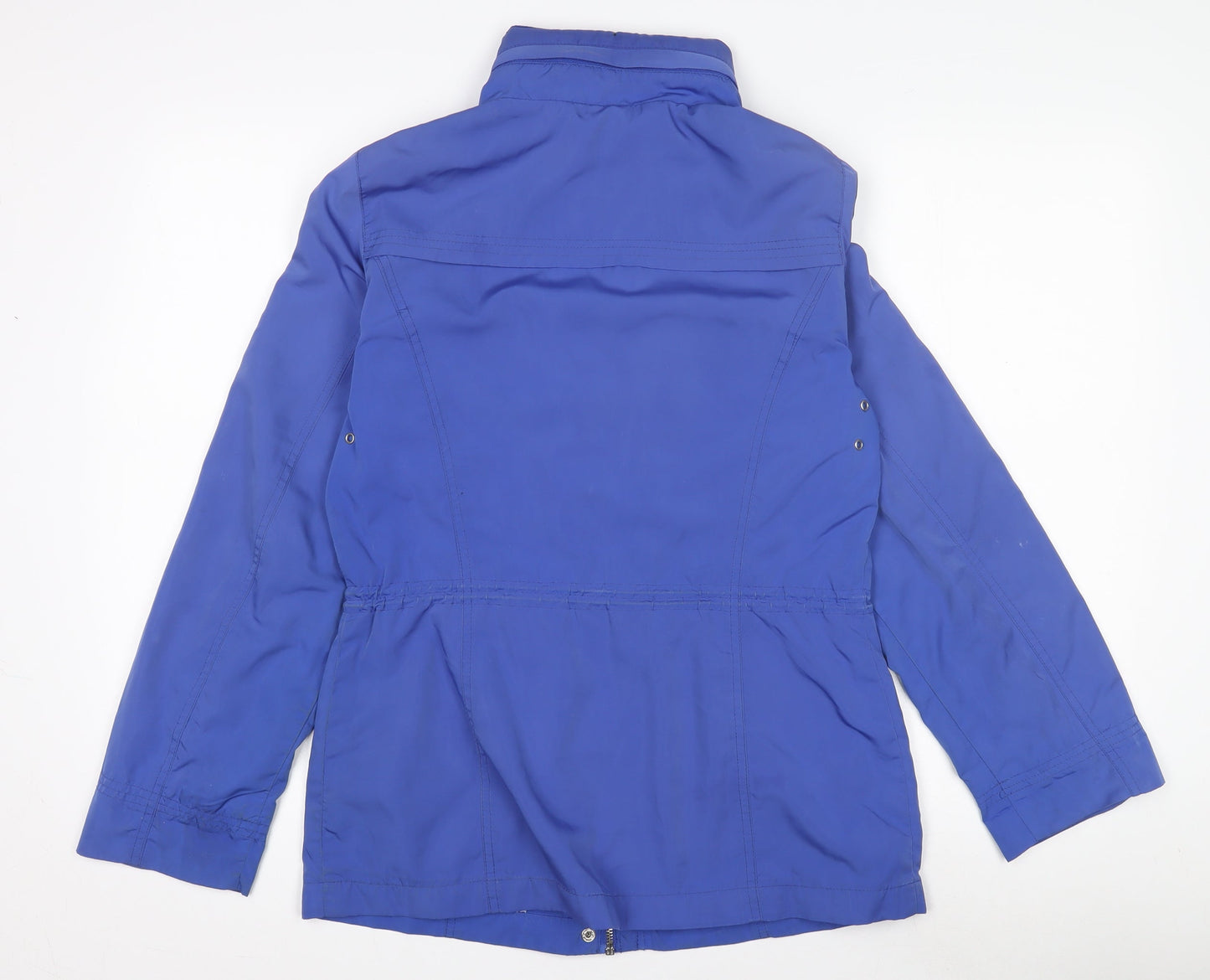 Womens UK Size 10 Maine New England Blue Anorak Coat