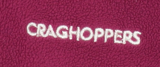 Craghoppers Womens Pink Fleece Pullover 1/2 Zip Sweatshirt Size M