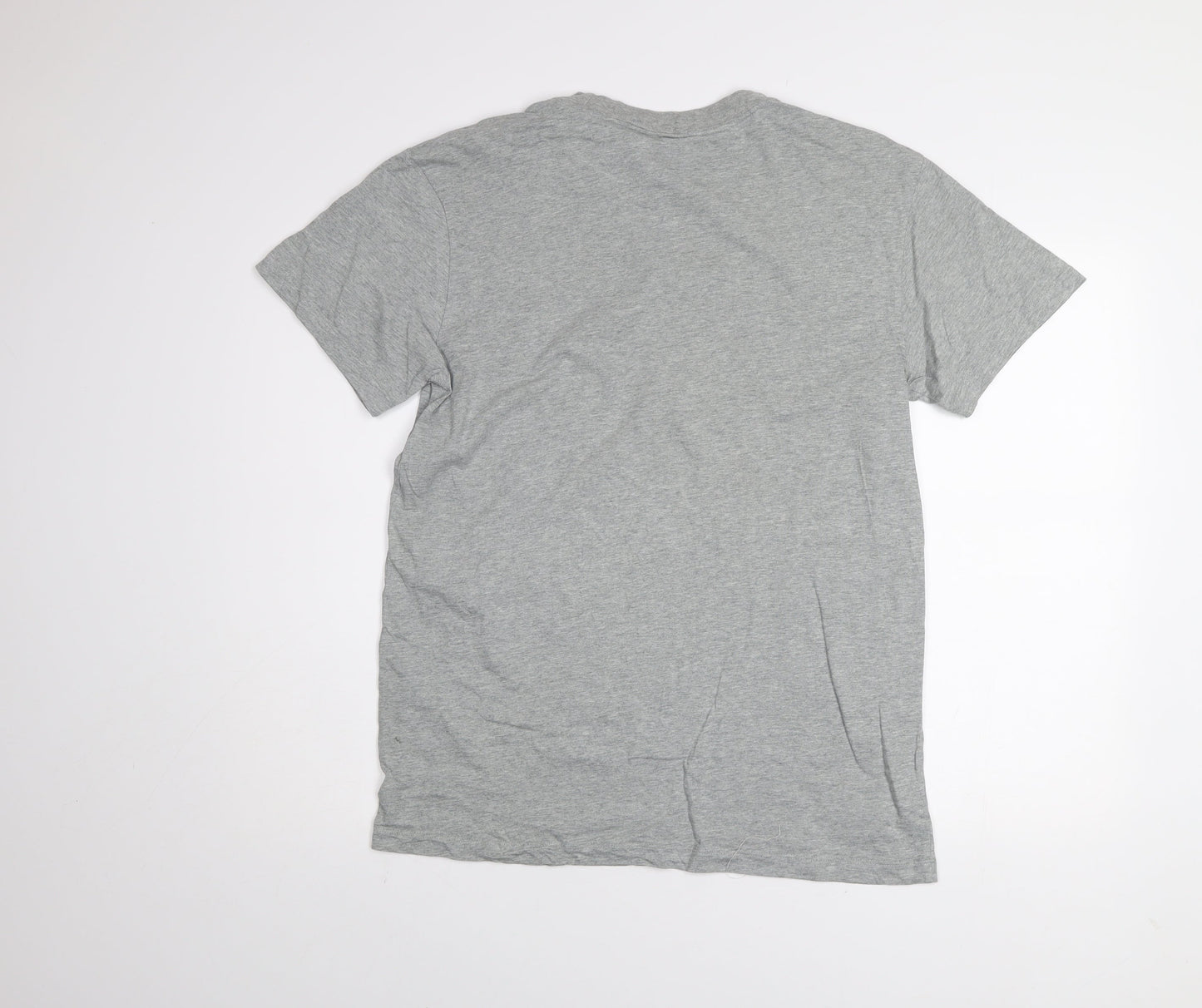 Nike Men's Grey Small Short Sleeve Crew Neck T-Shirt