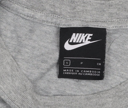 Nike Men's Grey Small Short Sleeve Crew Neck T-Shirt