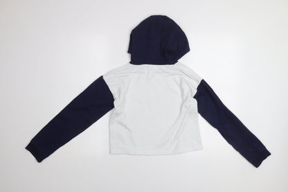 Girls UK Size 11-12 Years Disney White Pullover Hoodie