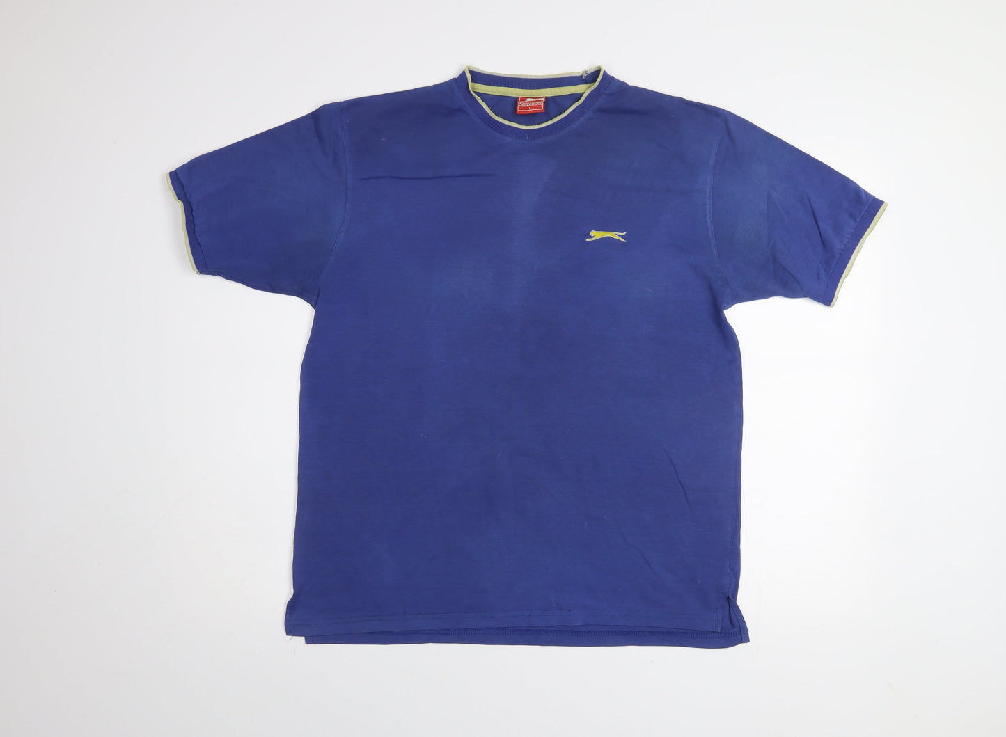 Slazenger Men's Blue Crew Neck Short Sleeve T-Shirt Size L