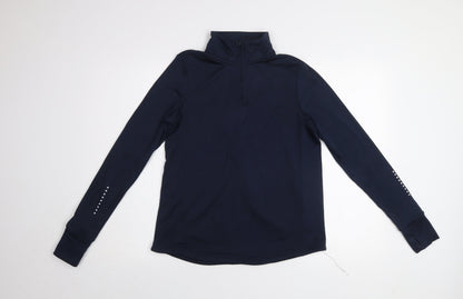 Womens UK Size M Mountain Warehouse Blue Pullover Sweatshirt