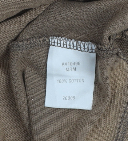 Cotton Traders Men's Beige 2XL Polo Shirt Short Sleeve 100% Cotton