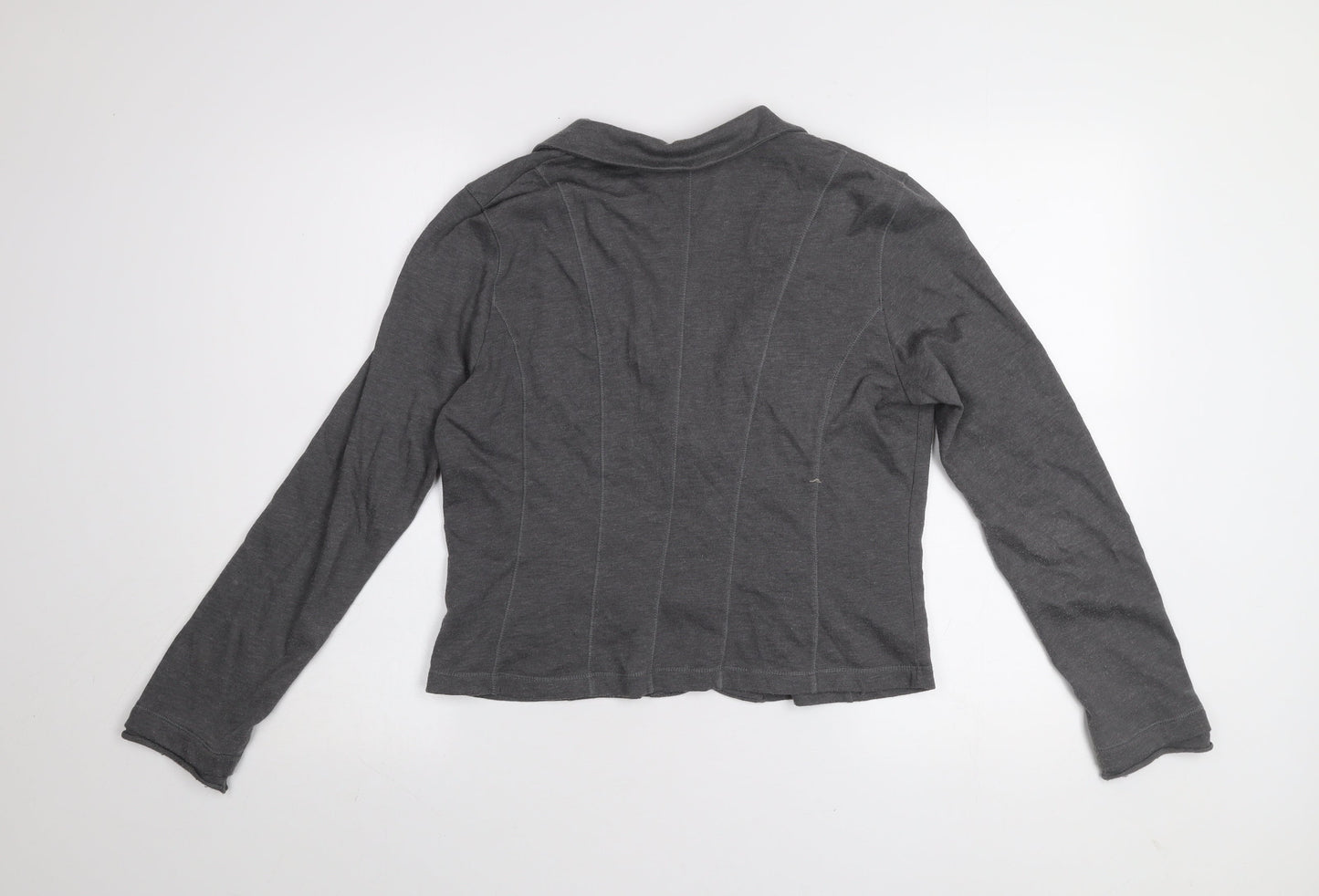 Womens UK Size M Sandwich Grey Basic Jacket