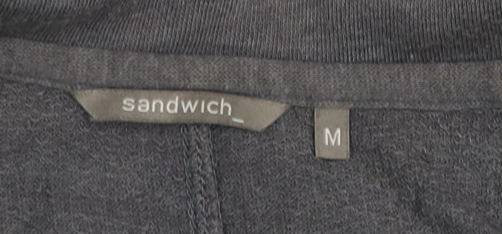 Womens UK Size M Sandwich Grey Basic Jacket