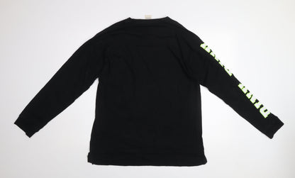 Womens UK Size M Victoria's Secret Black Basic T-Shirt
