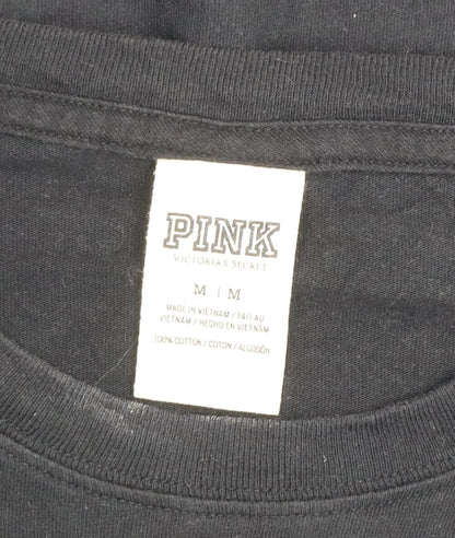 Womens UK Size M Victoria's Secret Black Basic T-Shirt