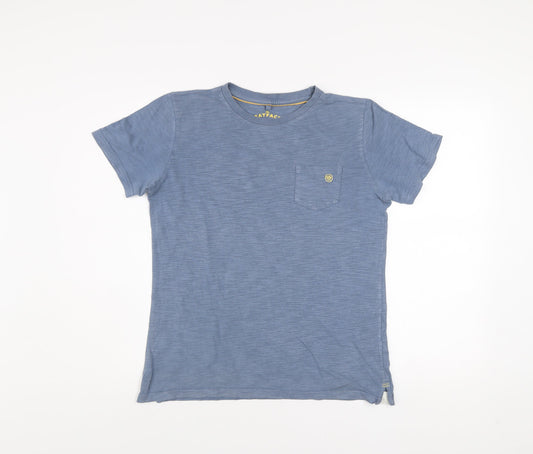 Boys UK Size 12-13 Years FatFace Blue Basic T-Shirt