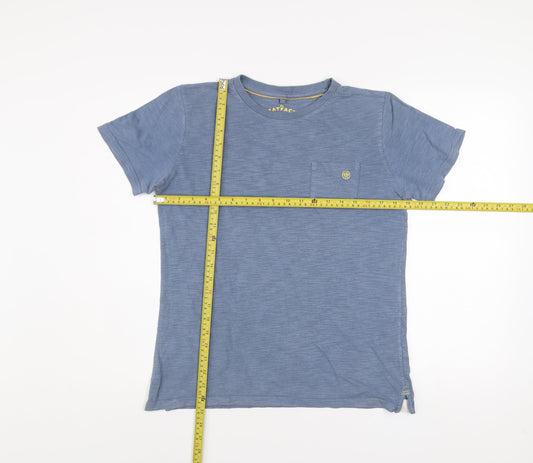 Boys UK Size 12-13 Years FatFace Blue Basic T-Shirt