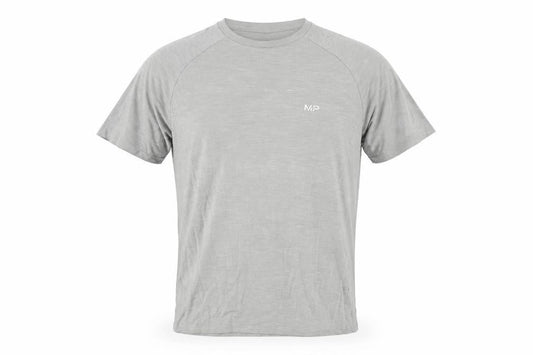 Mens UK Size M MP Grey Gym & TrainingRunning & JoggingFitness T-Shirt