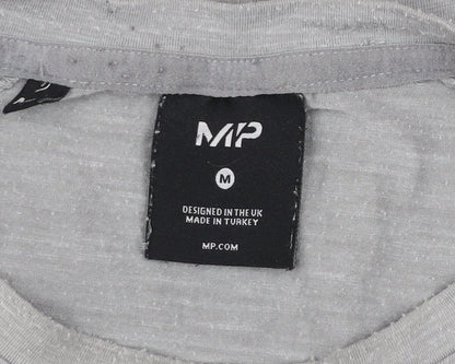 Mens UK Size M MP Grey Gym & TrainingRunning & JoggingFitness T-Shirt