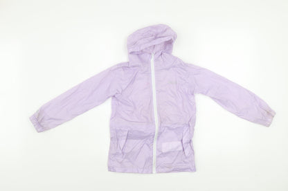 Girls UK Size 7-8 Years Regatta Purple Rain Coat